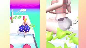 Twerk Blast vs Twerk Race 3d - All Levels Gameplay Walkthrough iOS,Android