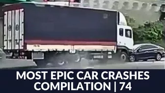 MOST EPIC CAR CRASHES COMPILATION! | 74 (USA, EU, ASIA, RUSSIA)