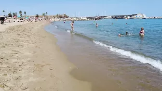 Beach Walking Spain - Barcelona Barceloneta Beach - June 2022