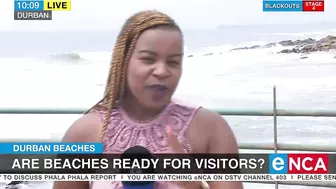 Are Durban beaches ready for visitors?