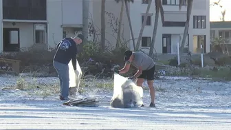 Fort Myers Beach clean up