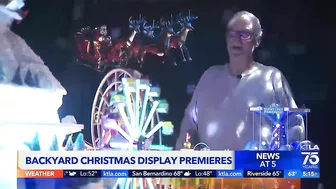 Huntington Beach man creates spectacular Christmas backyard display