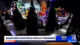 Huntington Beach man creates spectacular Christmas backyard display