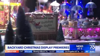 Huntington Beach man creates spectacular Christmas backyard display