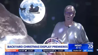 Huntington Beach man creates spectacular Christmas backyard display