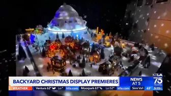 Huntington Beach man creates spectacular Christmas backyard display