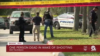 Shooting victim taken to hospital, later dies in West Palm Beach