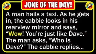 ???? BEST JOKE OF THE DAY! - A man walks out to the street, and catches a taxi... | Funny Daily Jokes