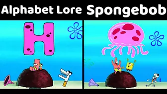 Spongebob vs Alphabet Lore funny Animation