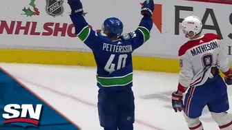 Canucks' Elias Pettersson Slips Game Winner Five-Hole To Cap OT Thriller vs. Canadiens