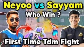 Neyoo vs Rnt Sayyam first time tdm challenge ???? Clutchgod vs Neyoo ????