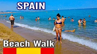 Beach Walking tour - Barcelona Spain - Saint Miquel Beach 2022