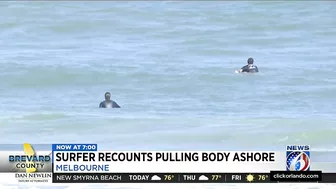 Surfer recounts finding woman’s body floating off Brevard beach