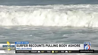 Surfer recounts finding woman’s body floating off Brevard beach