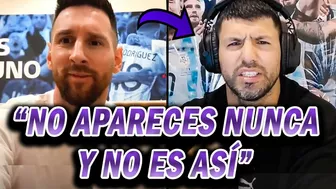 MESSI le PUSO los PUNTOS al KUN AGÜERO en STREAM