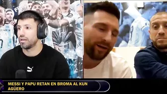 MESSI le PUSO los PUNTOS al KUN AGÜERO en STREAM