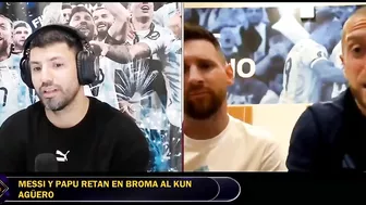 MESSI le PUSO los PUNTOS al KUN AGÜERO en STREAM