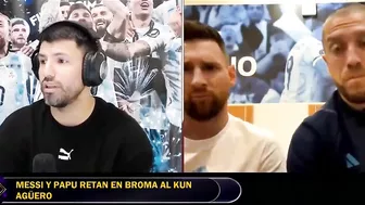 MESSI le PUSO los PUNTOS al KUN AGÜERO en STREAM