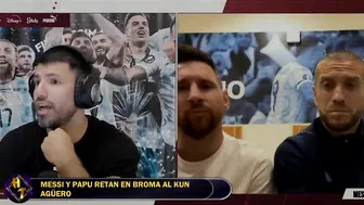 MESSI le PUSO los PUNTOS al KUN AGÜERO en STREAM