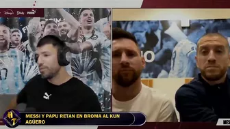 MESSI le PUSO los PUNTOS al KUN AGÜERO en STREAM