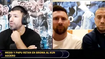 MESSI le PUSO los PUNTOS al KUN AGÜERO en STREAM