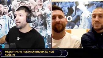 MESSI le PUSO los PUNTOS al KUN AGÜERO en STREAM