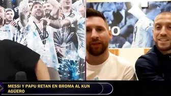 MESSI le PUSO los PUNTOS al KUN AGÜERO en STREAM