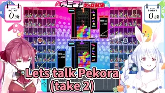 Pekora Instructs Marine not to Talk about her Depression on Stream [ENG SUB] Hololive