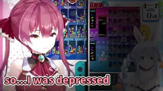 Pekora Instructs Marine not to Talk about her Depression on Stream [ENG SUB] Hololive