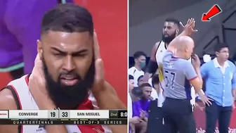 Mo Tautuaa gives high-five on Ref after worst Travel of the season! ????