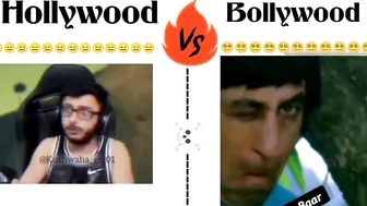 Hollywood vs Bollywood || funny memes videos || #shorts #memes #comedy