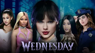 Celebrities Attacked by Thing Cardi (Wednesday Parody)