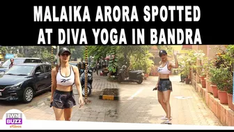 Malaika Arora Spotted At Diva Yoga In Bandra