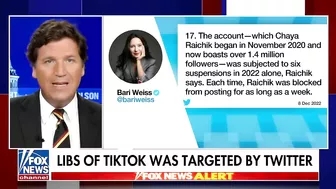 'Libs of TikTok' creator speaks to Tucker on being blacklisted by Twitter