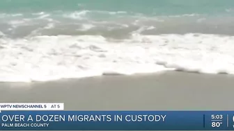 13 migrants in custody after landing near Lake Worth Beach