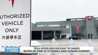 Tesla offers $859 discount to Chinese buyers on some of its models amid slowing economy