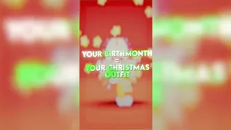 your birthmonth = your CHRISTMAS outfit COMPILATION????