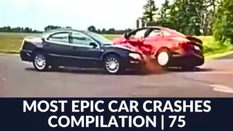 MOST EPIC CAR CRASHES COMPILATION! | 75 (USA, EU, ASIA, RUSSIA)