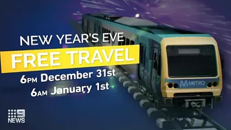 Free travel for Victorians on Christmas Day and New Year's Eve | 9 News Australia