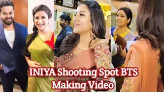 ????செம்பா கார்த்திக்காக கலக்கும் Alya manasa????Sanjeev????❤️Iniya Shooting Spot BTS Vdo | Yoga creations