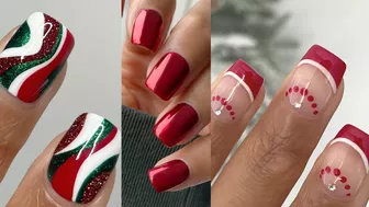 DIY CHRISTMAS NAIL DESIGNS | Christmas nail art compilation using gel nail polish at home