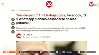 Ola de despidos en Facebook, Instagram y Whatsapp en todo el mundo