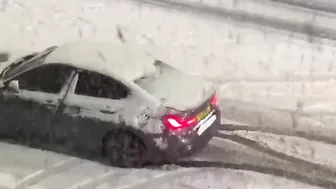 Watch: Heavy London Snowfall Leads To Intense Travel Delays