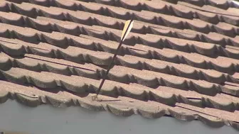 Arrows randomly being fired into air, hitting Huntington Beach homes