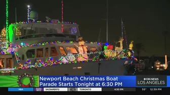 114th annual Newport Beach Christmas boat parade kick-off