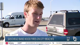 'It's a bummer': San Diego to ban bonfires on beaches outside of designated fire pits