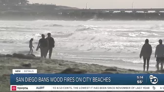 'It's a bummer': San Diego to ban bonfires on beaches outside of designated fire pits