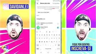 NOVA FUNÇÃO INSTAGRAM: DEIXAR UMA NOTA ( APRENDA )