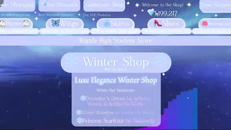 NEW Snowflake Mini Game Arrival Screen Update Out Now Royale High Update