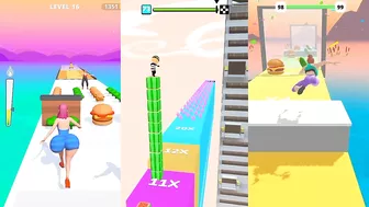 ☑️ Twerk Run-Fat 2 Fit-Cube Surfer-All Levels Android,ios Gameplay